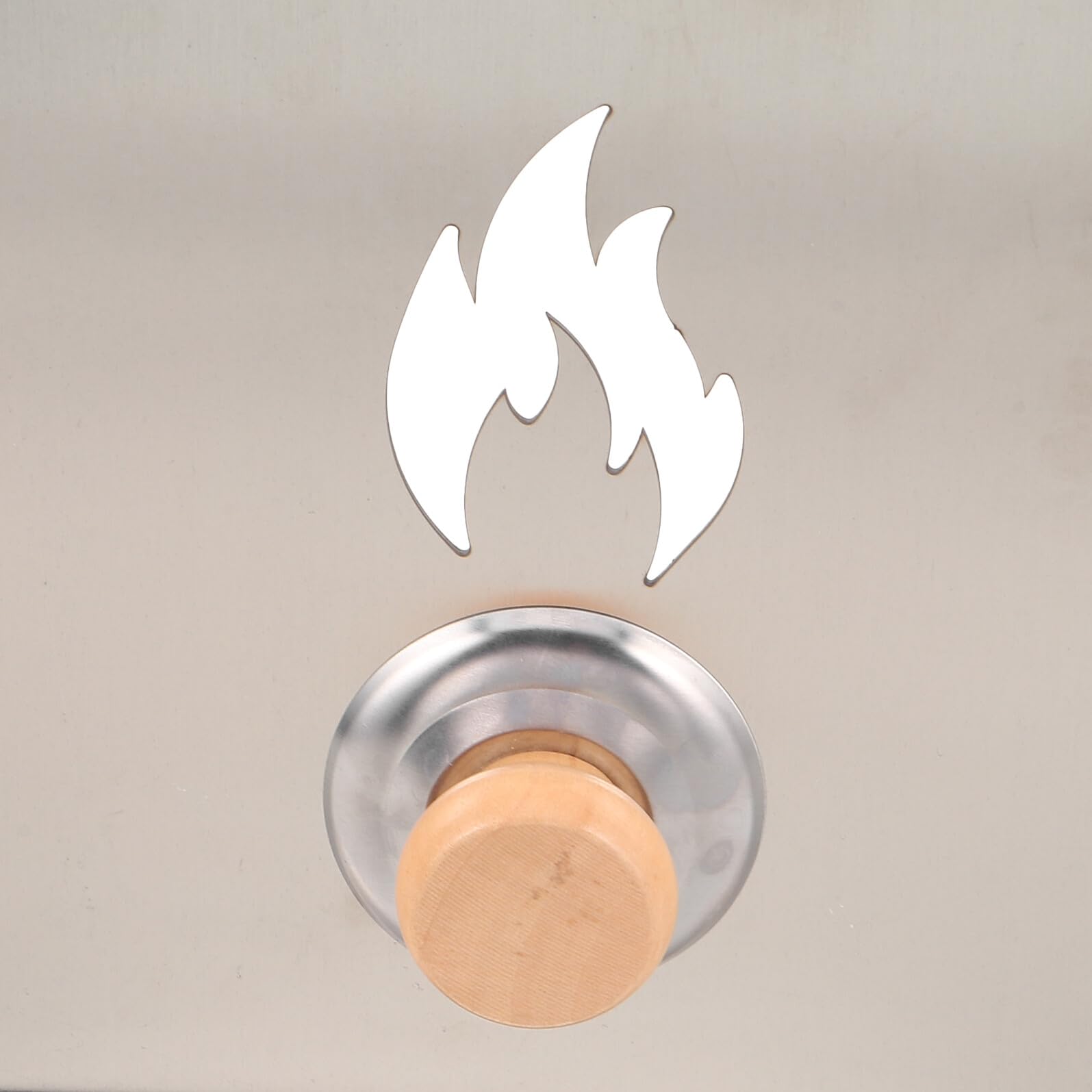 Proteggi Fornelli Acciaio Resistente Para Schizzi Vento per Stufa Legna Esterni con Piastra Baffle Migliorata per Combustione Efficiente e Facile Pulizia