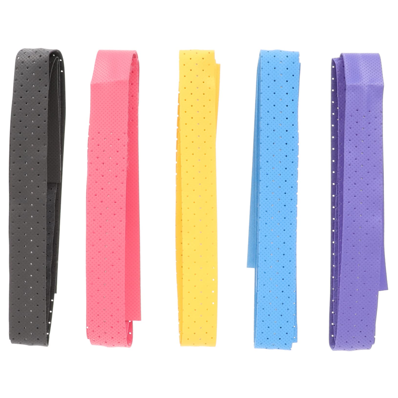 ifundom 5Pcs Badminton Sweatband Racket Grip Tape Non Slip Durable Overgrips for Tennis and Badminton Rackets Random Colors for Enhanced Grip and Performance Random Color