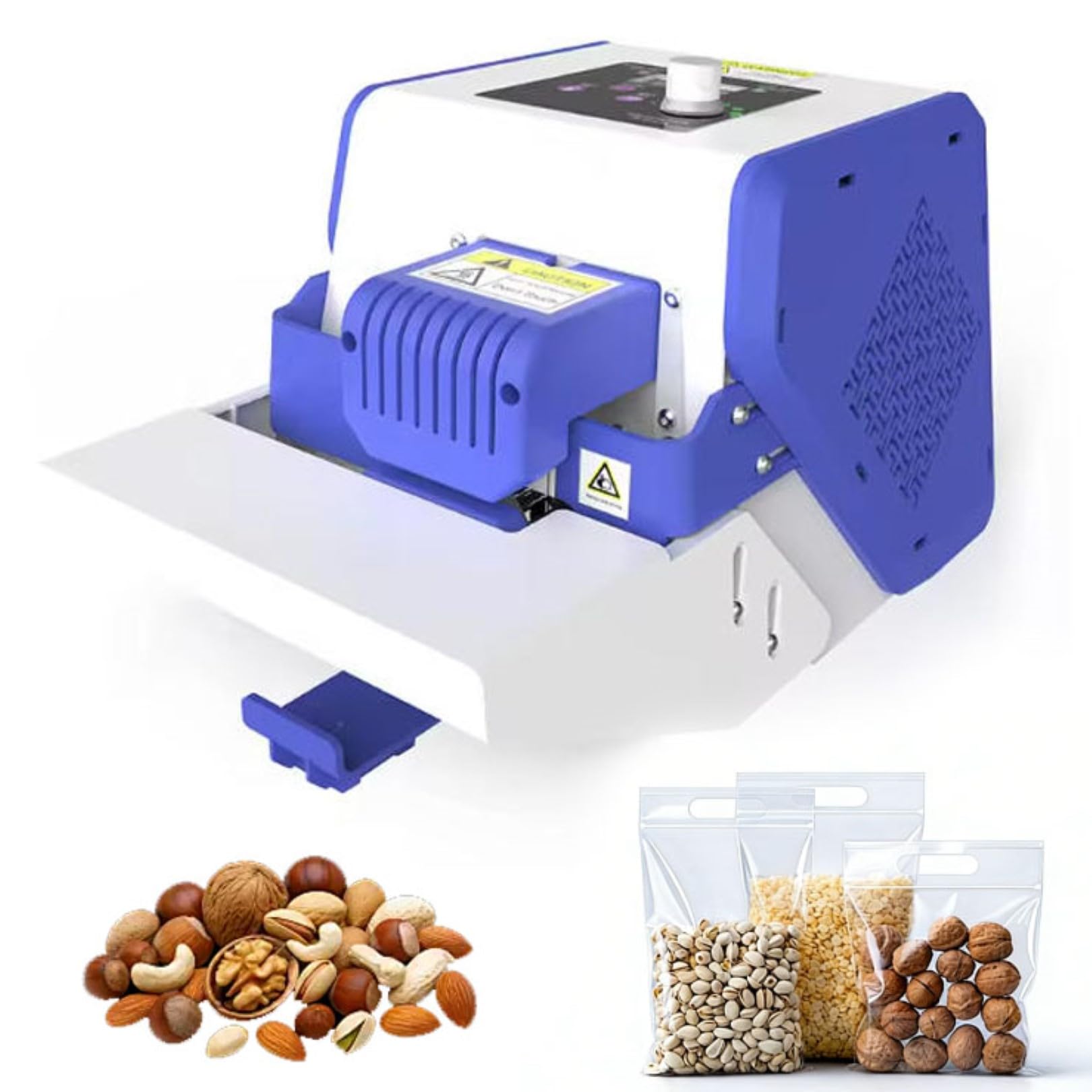 Sigillante a nastro continuo con controllo della temperatura e della velocità per l'imballaggio alimentare