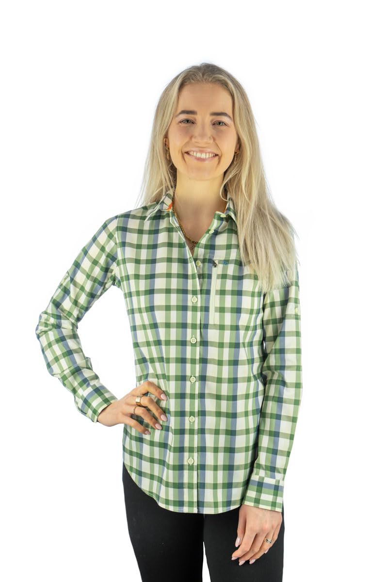 TOM COLLINS Damen Bluse Langarm Freizeitbluse mit Haifischkragen Snuko