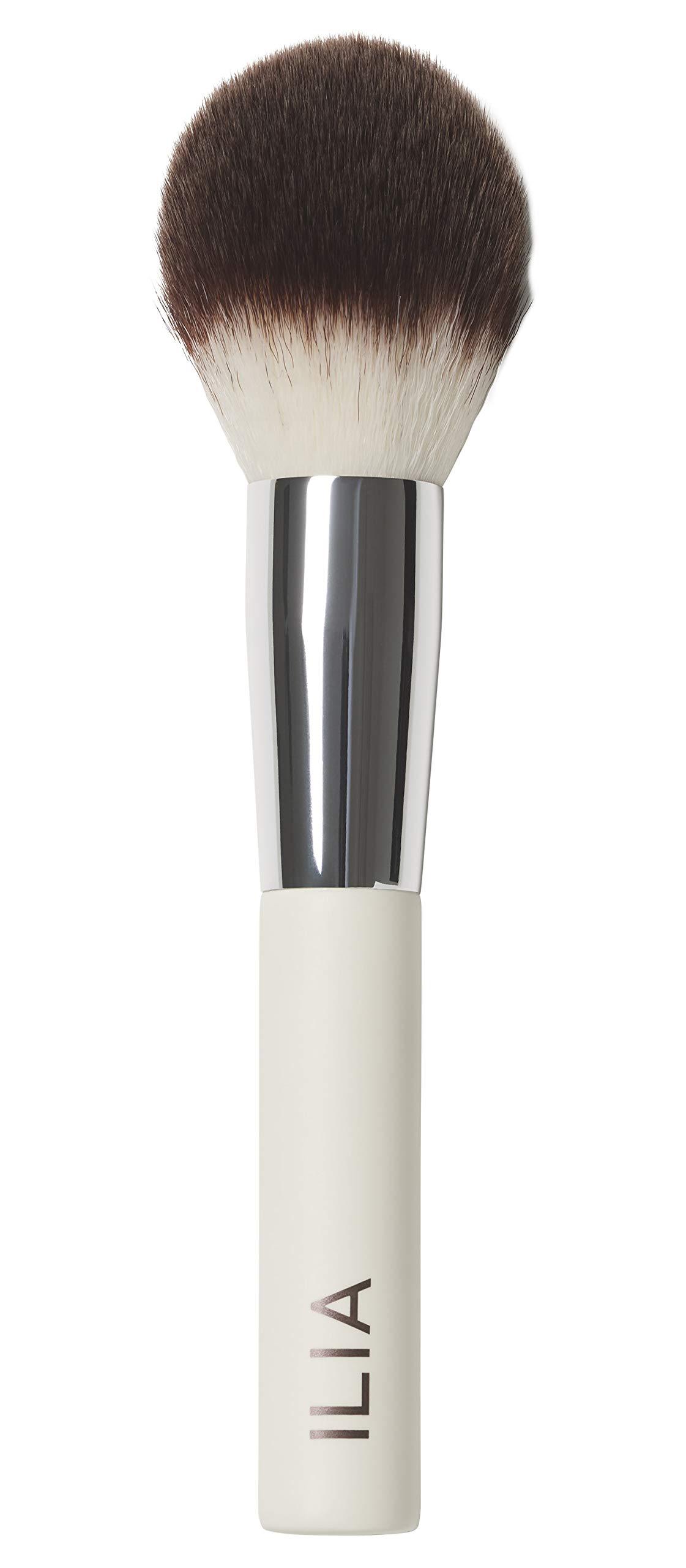 Finishing Powder Brush | Blends Fine Powders, Made with FSC Certified Wood, Aluminum, + Soft, Vegan Bristles | Expertly Crafted | Non-Toxic, Vegan, Cruelty-Free, Recyclable