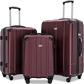 coolife luggage aluminium frame suitcase