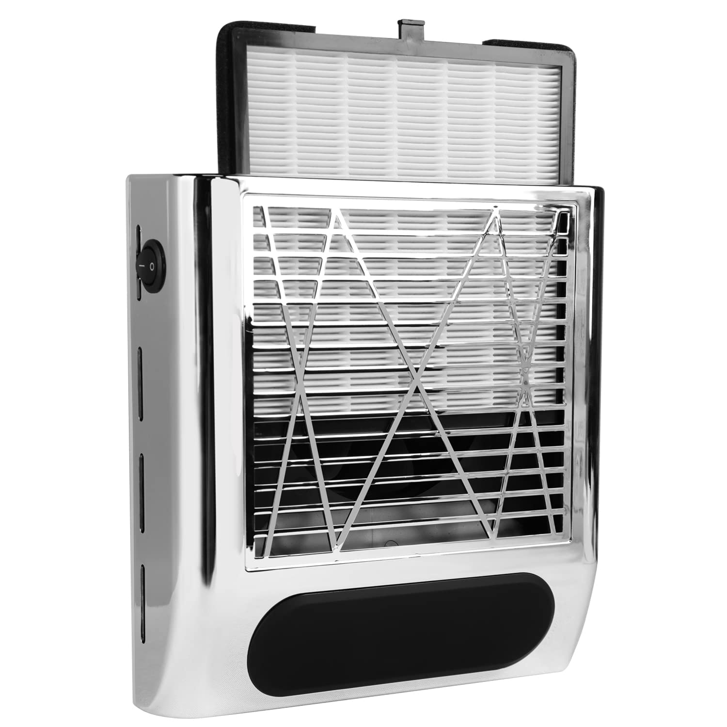 Nail Dust Collector Vacuum Machine, Cofashion 80W Nail Dust Vacuum Powerful NailVacuum for Acrylic Nail Polygel Nail Filter Replaceable Use for Salon & Home