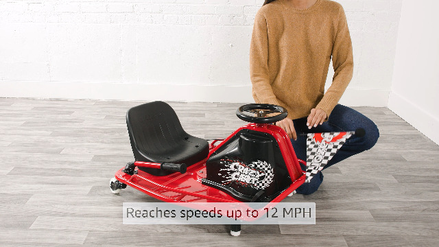クレイジーカート Razor Crazy Cart Sport - 24V Electric Drifting Go Kart, Variable
