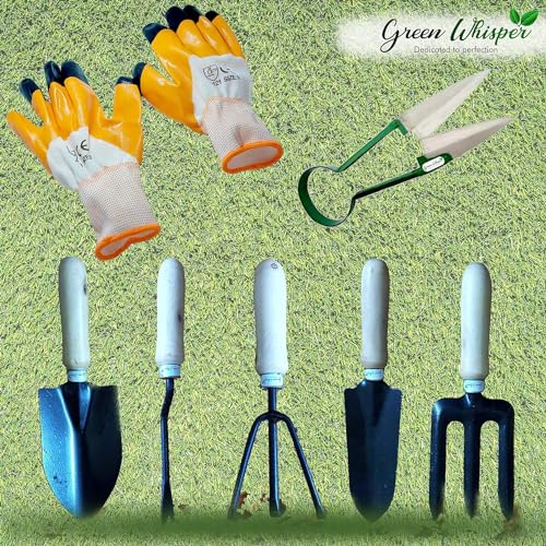 Green whisper Gardening Hand Tool Kit, Hand zPowered Tools, Grafting Tool kit, Garden Accessories, Gardening Tools, Heavy Duty Tools (Tool - 6)