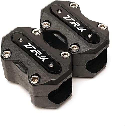 Motorcycle with Logo CNC Motocross Crash Bars Engine Guard Bumper Block for Benelli TRK502 TRK 502 521 502X Regulator (Color Black)