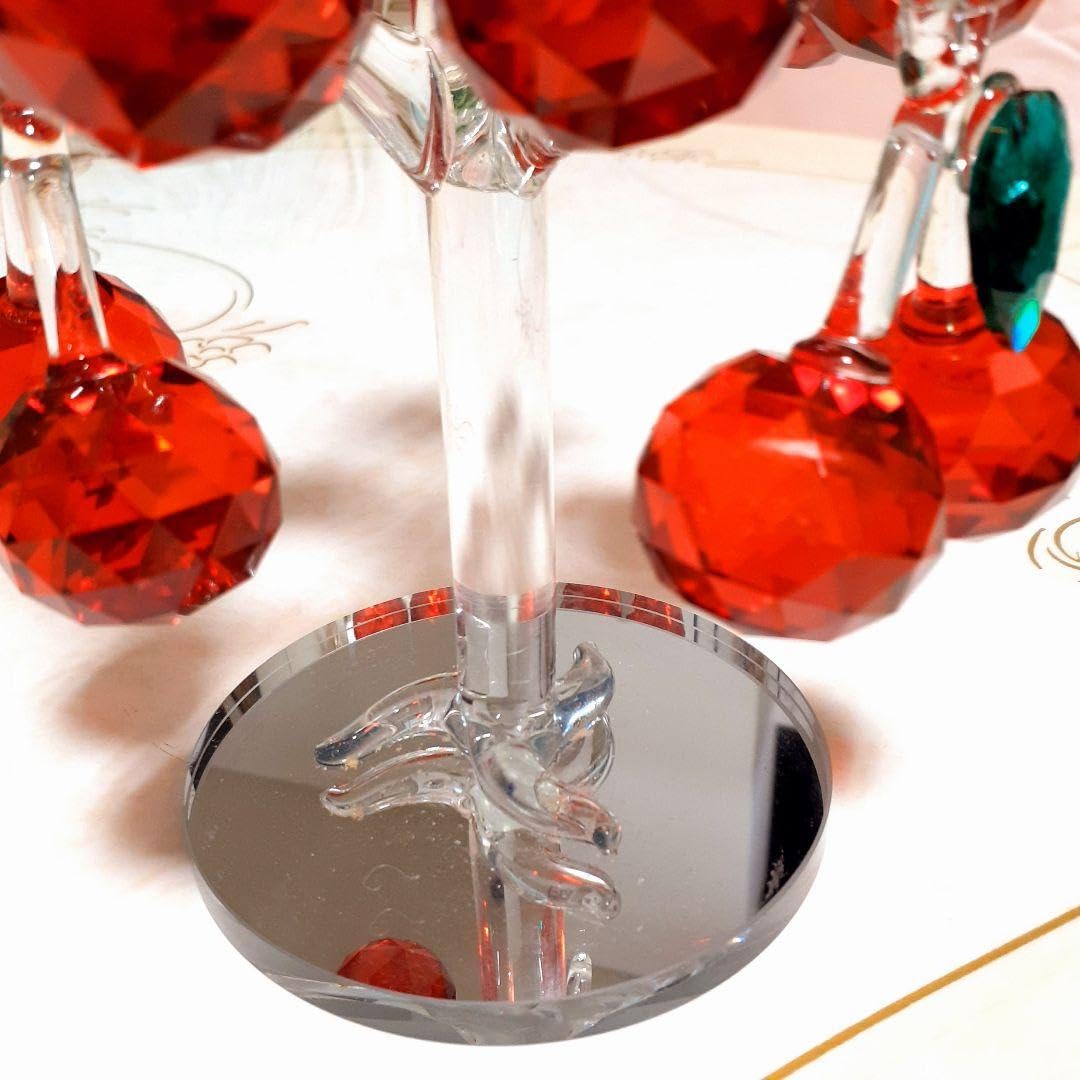 輸入雑貨　『彫刻きらきらサクランボの木』　サンキャッチャー　オブジェ　置物 輸入雑貨『彫刻きらきらサクランボの木』サンキャッチャー