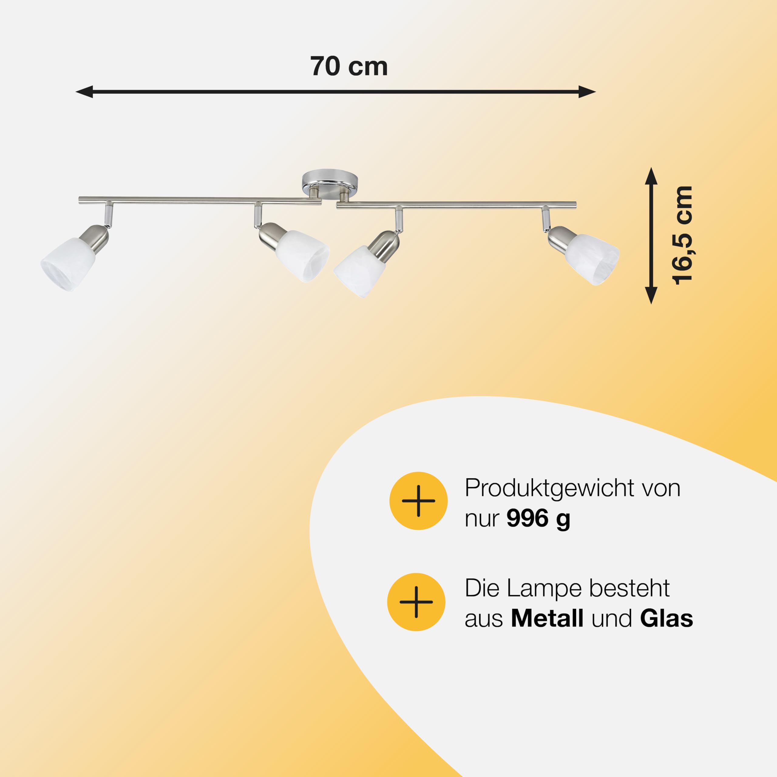 Brilliant 55331/77 - Producto de iluminación de techo de interior