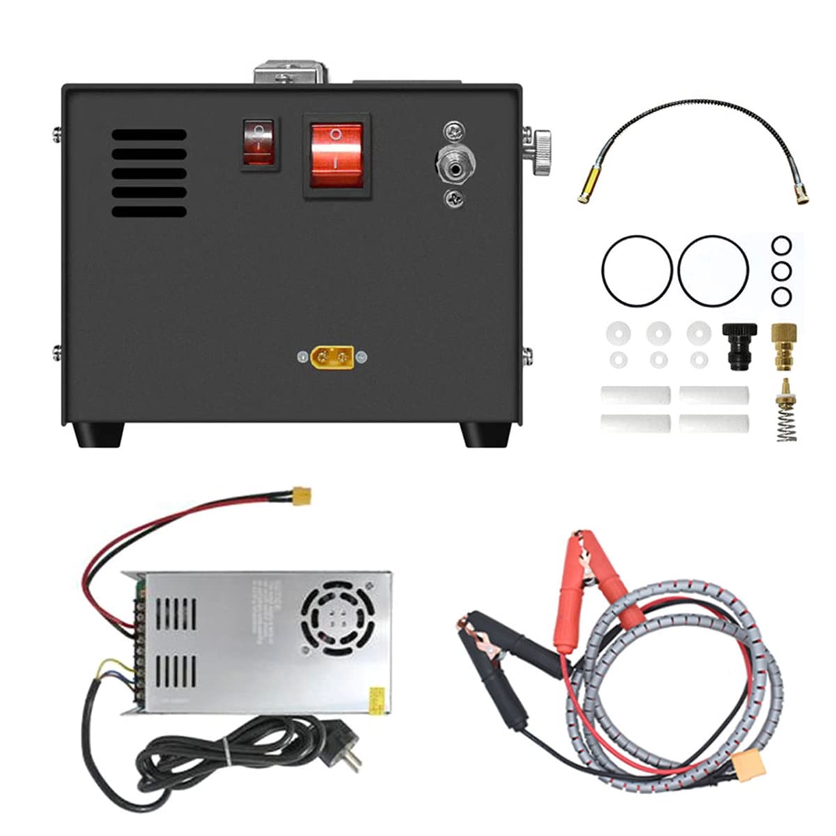 Buy PCP Air Compressor, Oil/WaterFree, with Transformer, 4500Psi