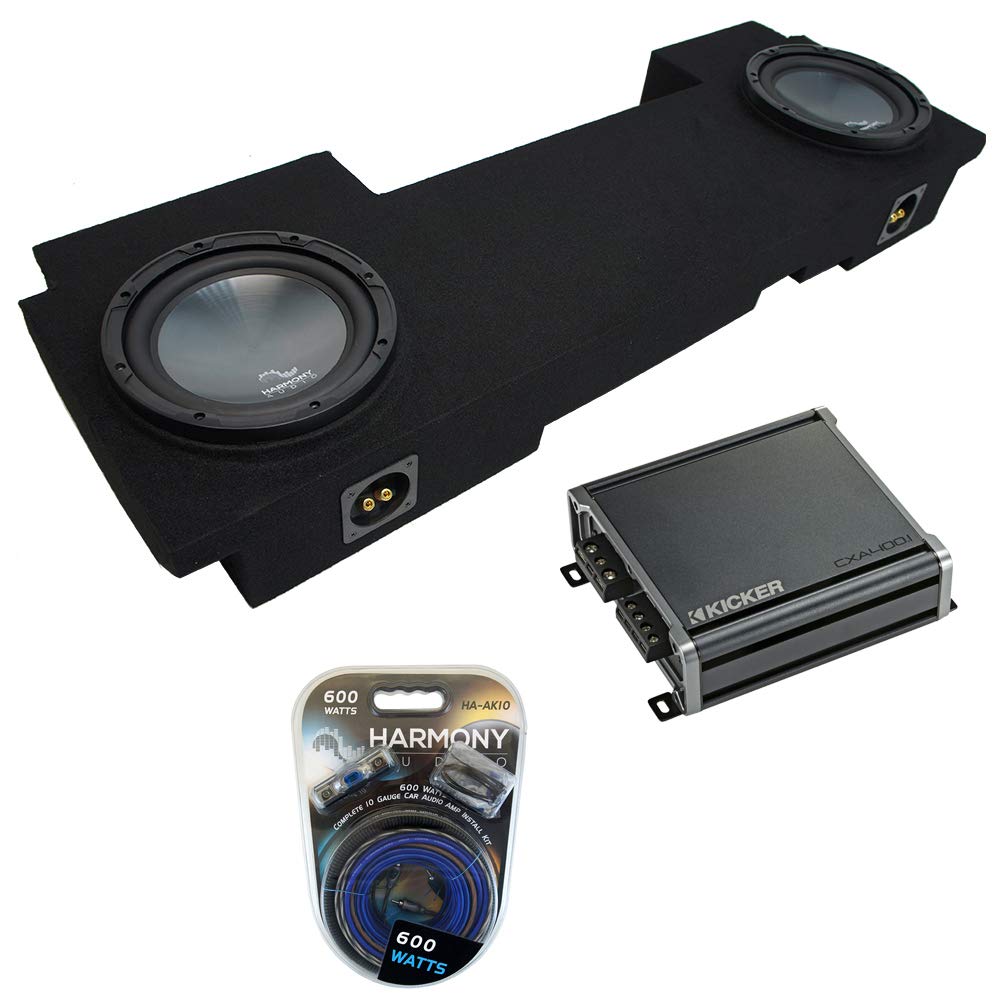 Harmony Audio R124 Bundle Compatible with Chevy Trailblazer 2002-2009 Single 12