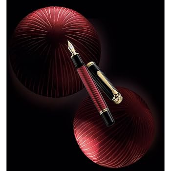 Amazon | Pelikan ペリカン 万年筆 M 中字 スーベレーン レッド