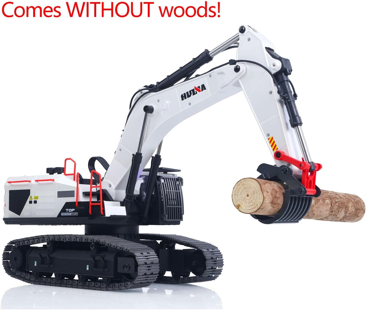 TOUCAN RC HOBBY 1/14 HUINA RC Metal Excavator Model 1594 Radio Light Battery 28CH Sound