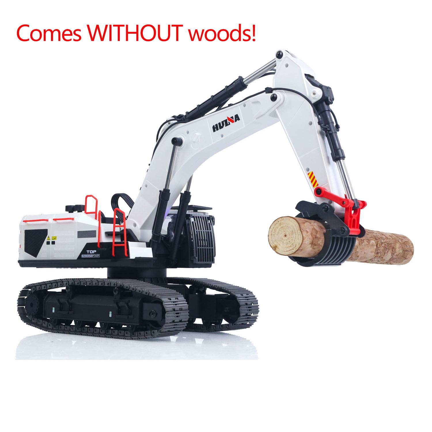 Toucan RC Hobby 1/14 HUINA RC Escavatore in Metallo Modello 1594 Luce RC Batteria 28 CH Suono