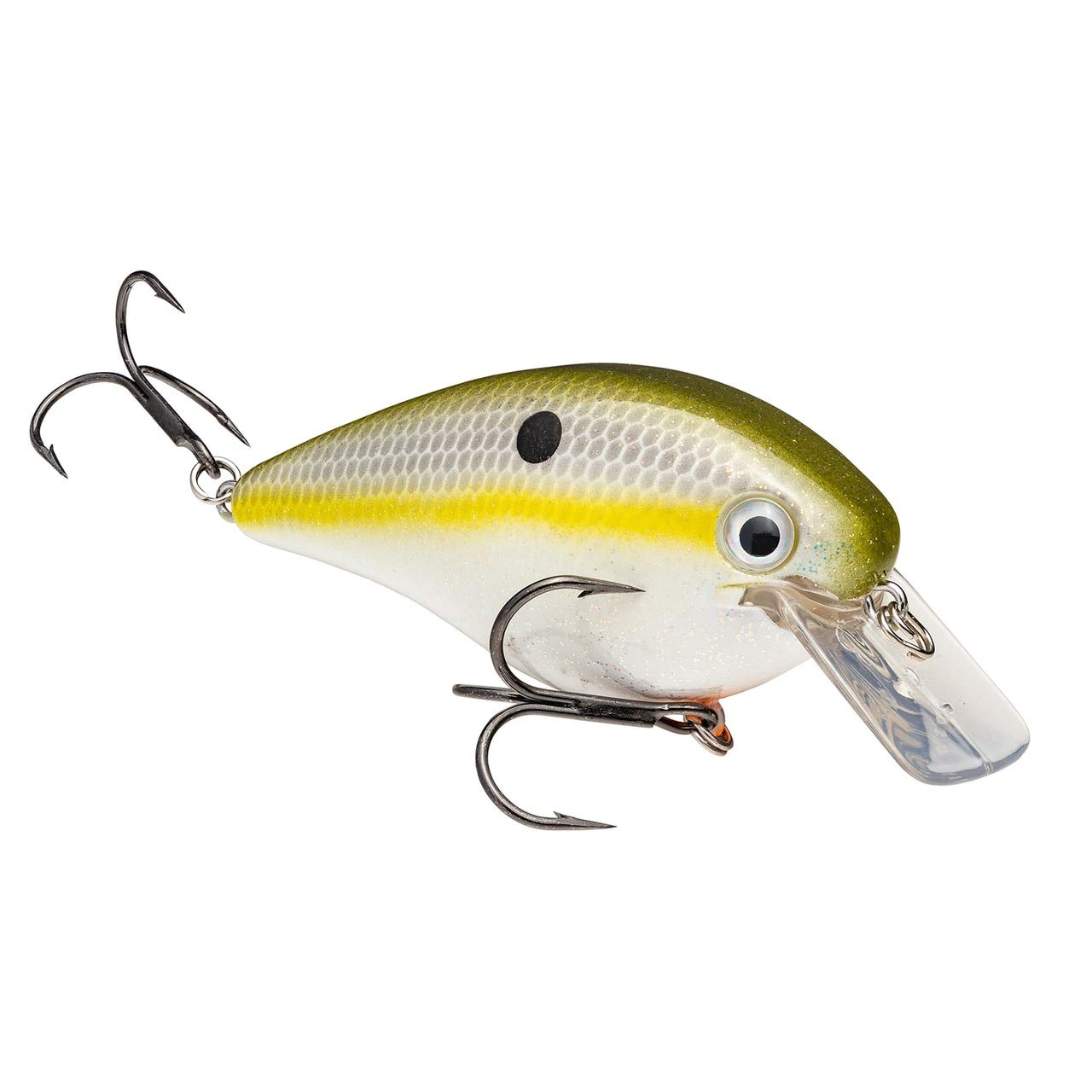 Strike King Lures, KVD 4.0 Magnum Hard Squarebill Lure, 3 3/4" Body Length, 7/8 oz, 3'-7' Depth, Olive Shad, Per 1