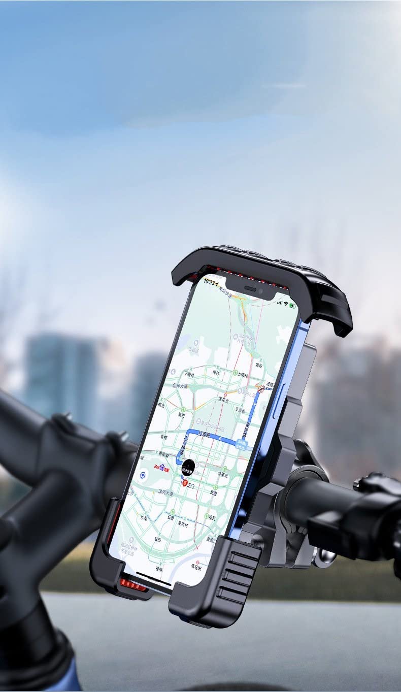 para los teléfonos móviles Dentro de 6,7 Pulgadas Soporte de teléfono para la Bicicleta Soporte de teléfono de la Motocicleta Suporte Scooter Kickstand Adecuado