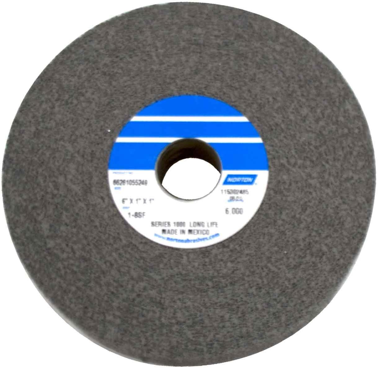 Norton 66261055249 6x1x1 In. Bear-Tex Series 1000 Silicon Carbide Fine Grit Non-Woven Convolute Wheels, Density 8, 3 pack