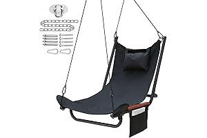 Leize Hammock Chair with Footrest - Comfort and Relaxation in One