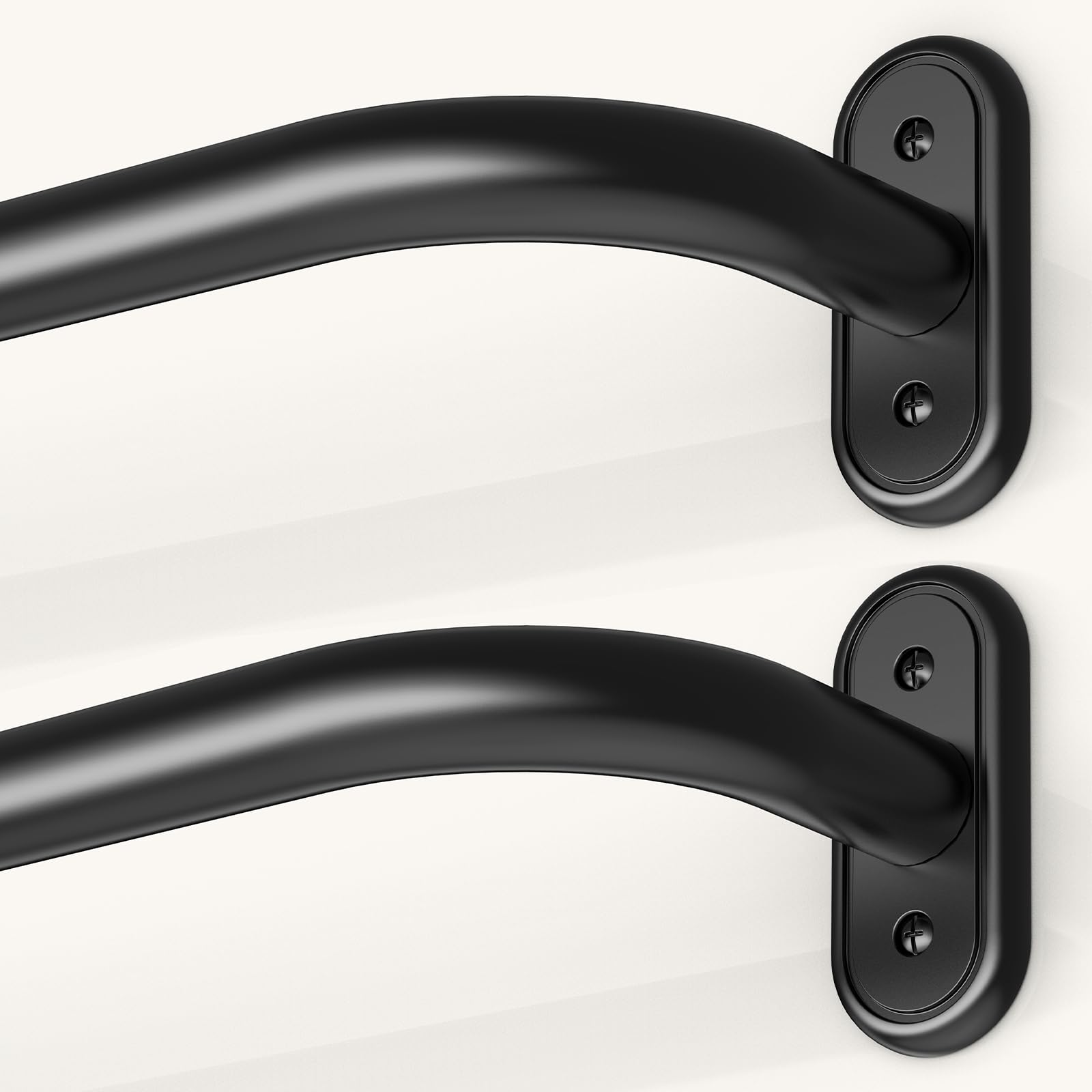JRZOO 2-Pack Wrap Around Curtain Rods