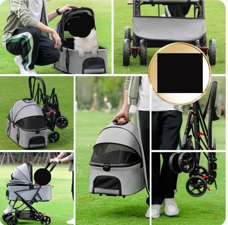 ペットカート 犬用 猫用ストローラー 折りたたみ旅行ペット ペットカート 犬用 猫用ストローラー 折りたたみ旅行ペット