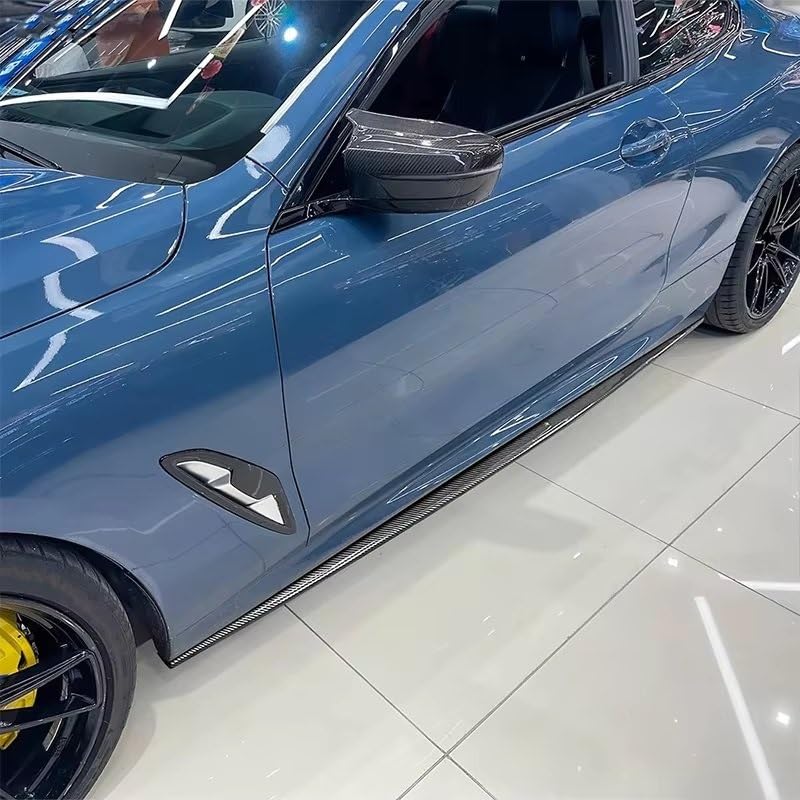 Faldas laterales premium para Serie 8 Coupe G14 G15 Sport 2019+ negro brillo 4