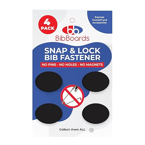 bibSNAPS Race Bib Clips – No Magnets, No Pins – Lightweight Safety Lock Fasteners for Secure Running, Marathon, Triathlon, Cycling – Reusable, Easy to Use & Fabric-Friendly Replacement to Safety Pins - Solid Black