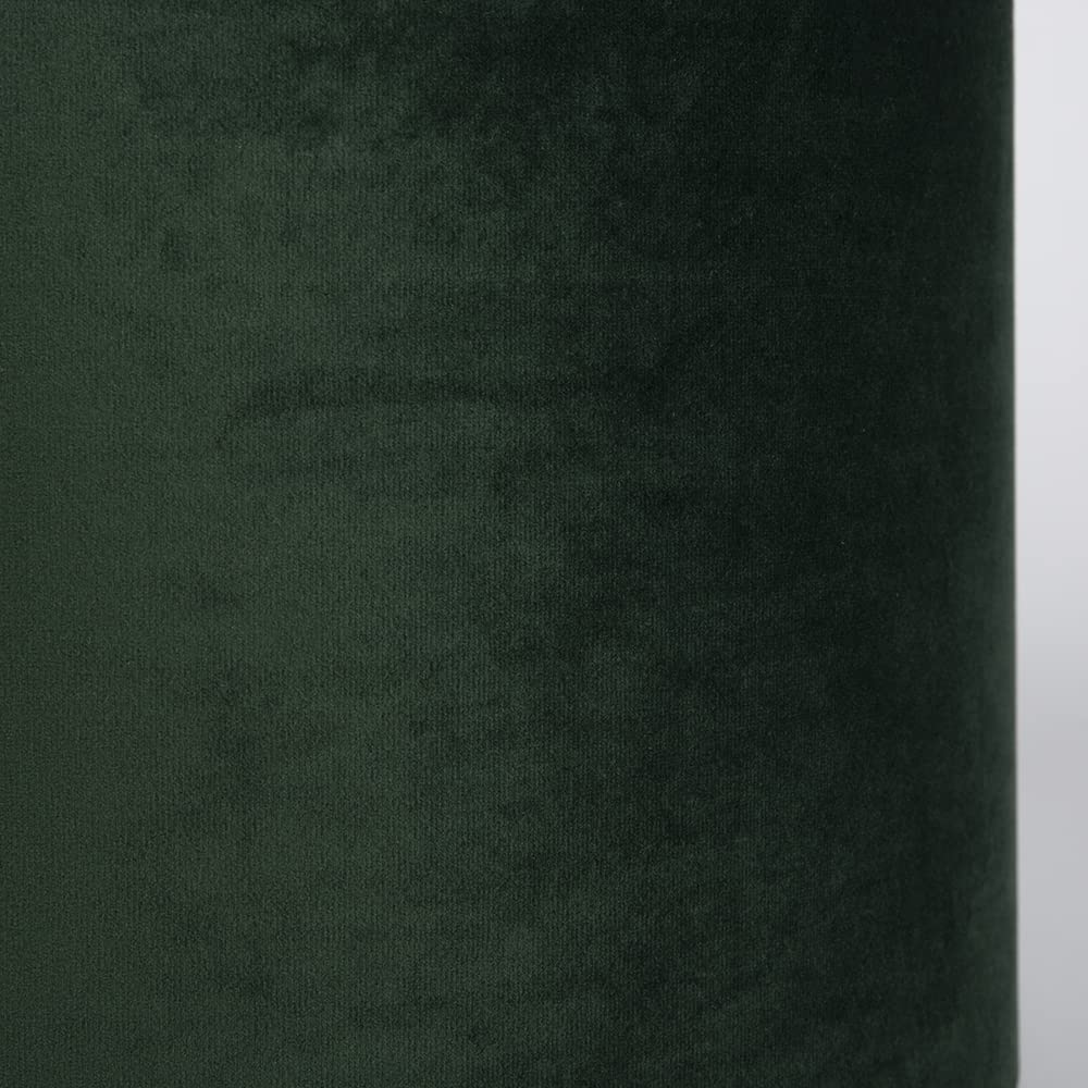 Uniqq Paralume in velluto verde scuro, Ø 40 cm, altezza 40 cm