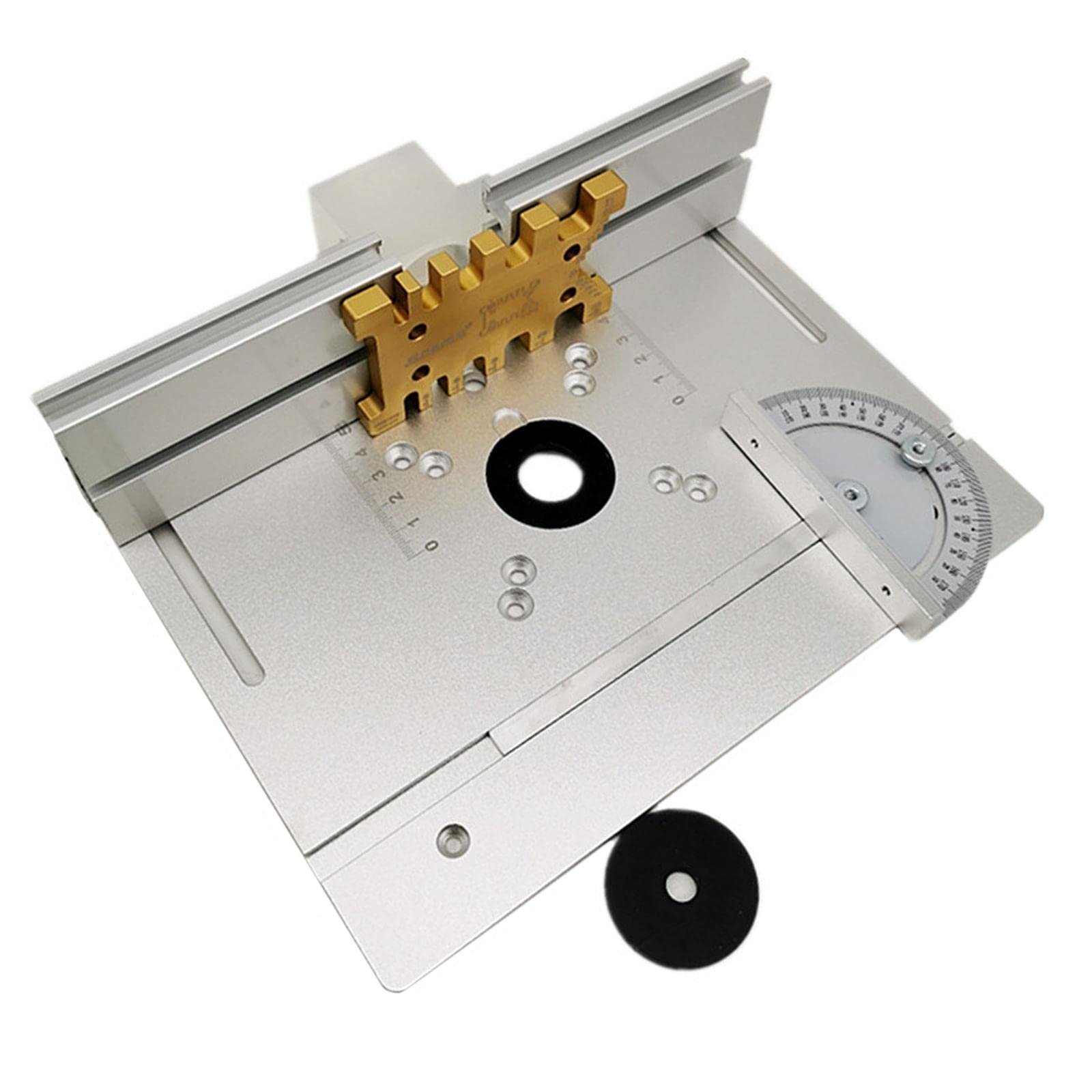 Aluminum Router Table Insert Plate for Trimming Machine Silver 4pcs Tools| Business & Industrial|Manufacturing & Metalworking|Woodworking|Equipment & Machinery|Routers - Professional-picture-19
