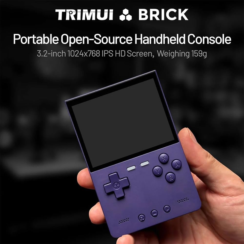 【新品】TRIMUI BRICK （NoCARD・ブラック） 中華ゲーム機「Trimui Brick」レビュー｜小型軽量＆斬新なLED