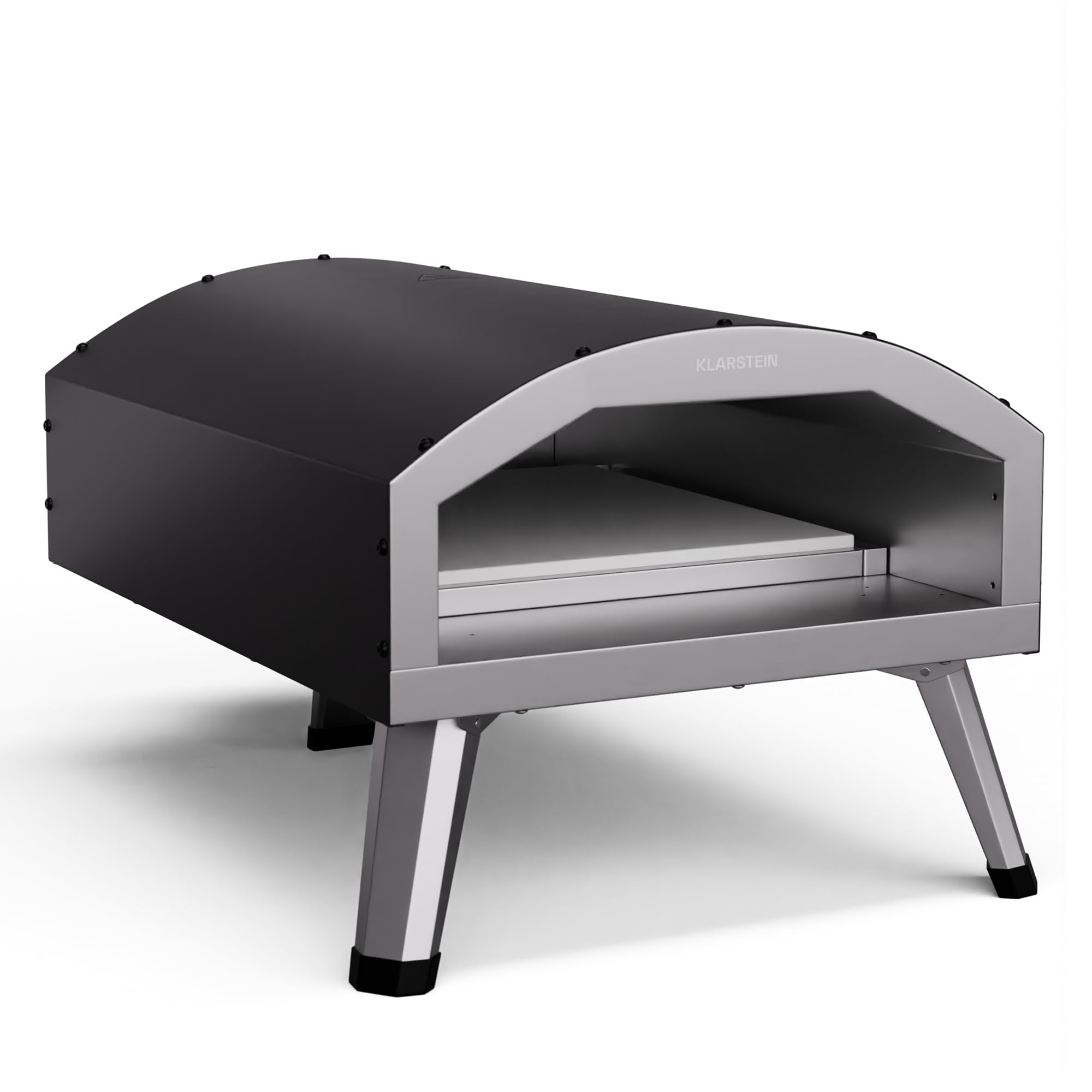 Klarstein LaFiamma Forno Per Pizza Elettrico 2200W Doppio Riscaldamento Termometro Pietra Inclusa 450°C