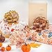 WRAPAHOLIC 18 Pcs Autumn Gift Pull Bows Assortment - 5 Inches Diameter Pull String Bows for Christmas, Holiday, Party Favors, Decor