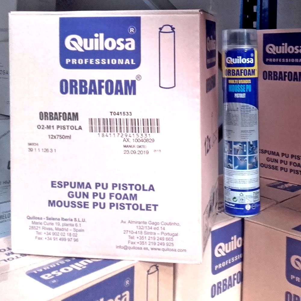 Pack Pistola Caliber 30 + 12 Botes Espuma Orbafoam 750ml + Limpiador 500ml + Llavero/Abrebotellas de Regalo (Pistola + 12 Botes Espuma + Limpiador + Llavero de Regalo)