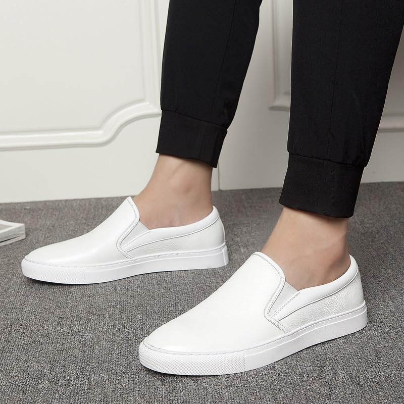 Men's Casual Genuine Leather Flats Soft Driving Walking Loafer Shoes Fashion Comfort Luxury Soft3