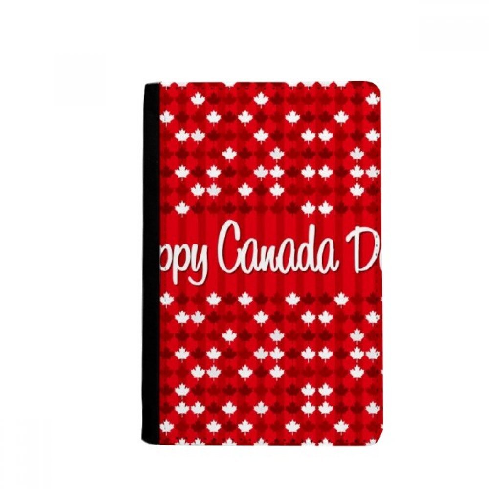 DIYthinker Canada Flavor Happy Canadian Day Passport Holder Notecase Burse Wallet Cover Card Purse