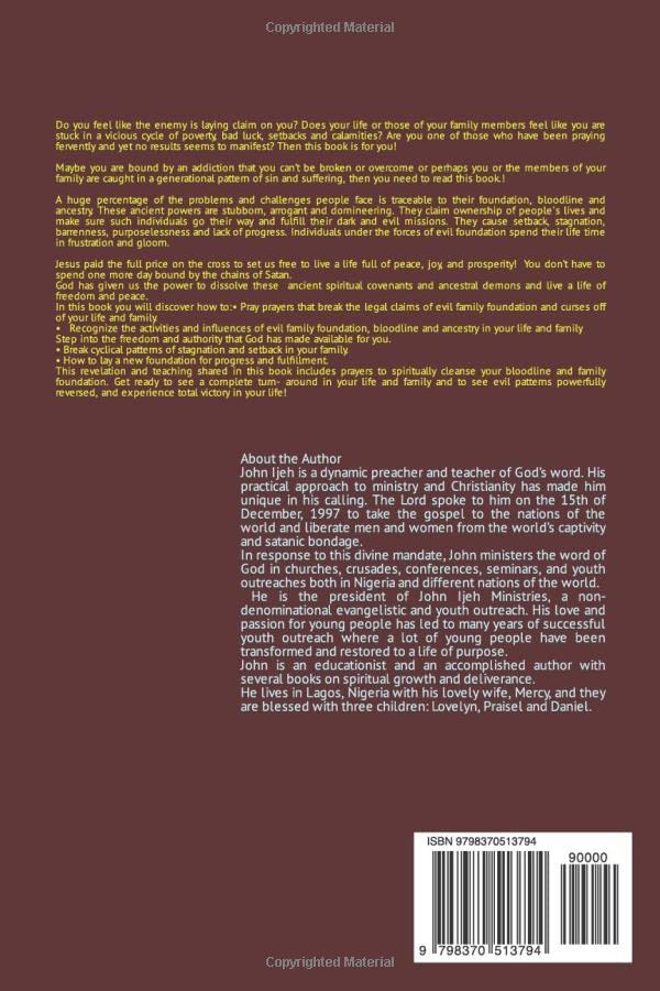 Foundation, Bloodline & Ancestry: Dealing With Evil Family Patterns, Demonic Foundations, Negative Bloodline, Ancestral Spirits, Reoccurring Bad Events, Witchcraft Attacks, & Household Wickedness, - Image 2