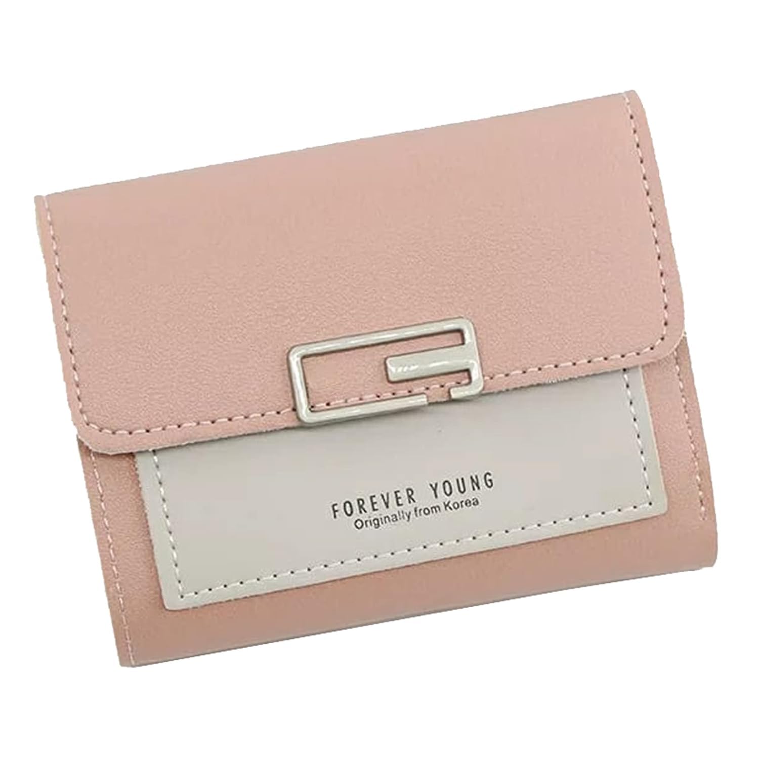 Women's Small Wallet Tri-Fold Clutch Multi-Functional PU Bag Wallet (Multi Color)-image-46