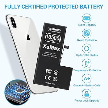 Amazon.com: XYIRMCYF 13500mAh Super Capacity Battery Compatible