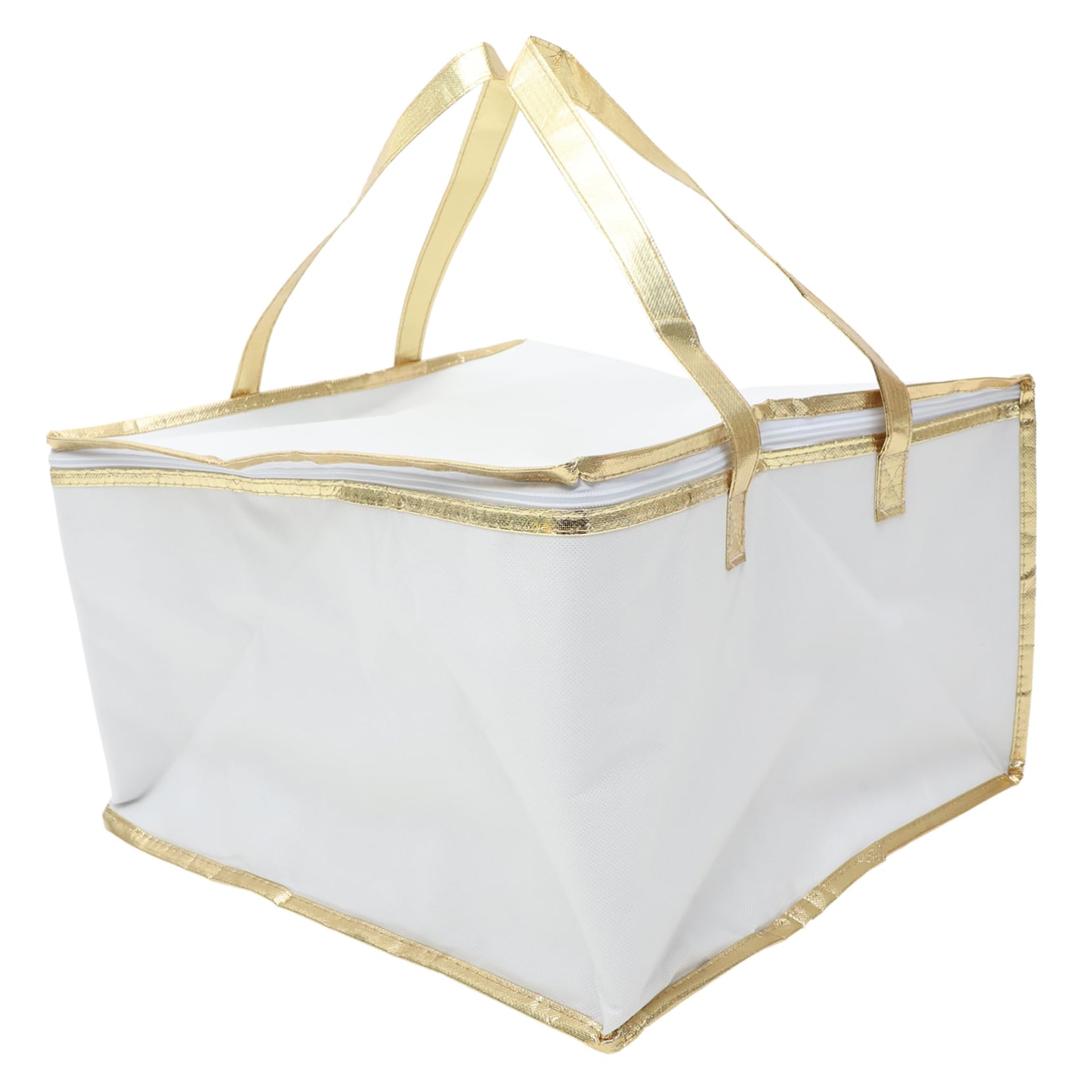 OUNONA Takeout Thermal Bag Insulated Food Pouch for Pizza Seafood and Outdoor Events Practical Design with Random Edge Color