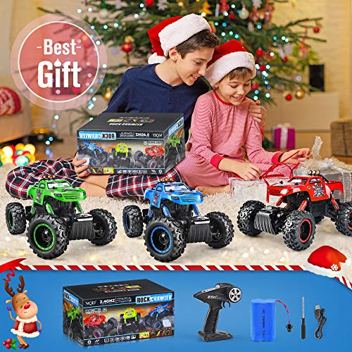 NQD RC Car, Remote Control Monster Trucks 1:12 Big Scale 4WD Off Road Rock Crawlers 2.2Ghz Radio Remote Control Car High Speed Racing All Terrain Climbing Car Gift for Boys - Thumbnail 6