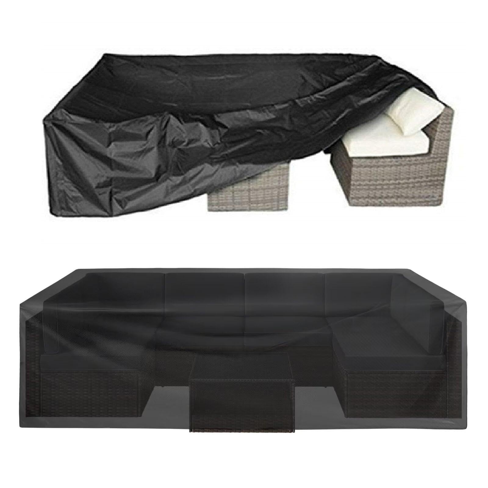 Housse Table De Jardin, 270x210x85cm(LxWxH) 420D