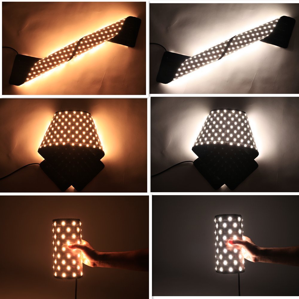 Amazon | FalconEyes 3000K-5600K CRI95 ロールアップ式 照明パネル