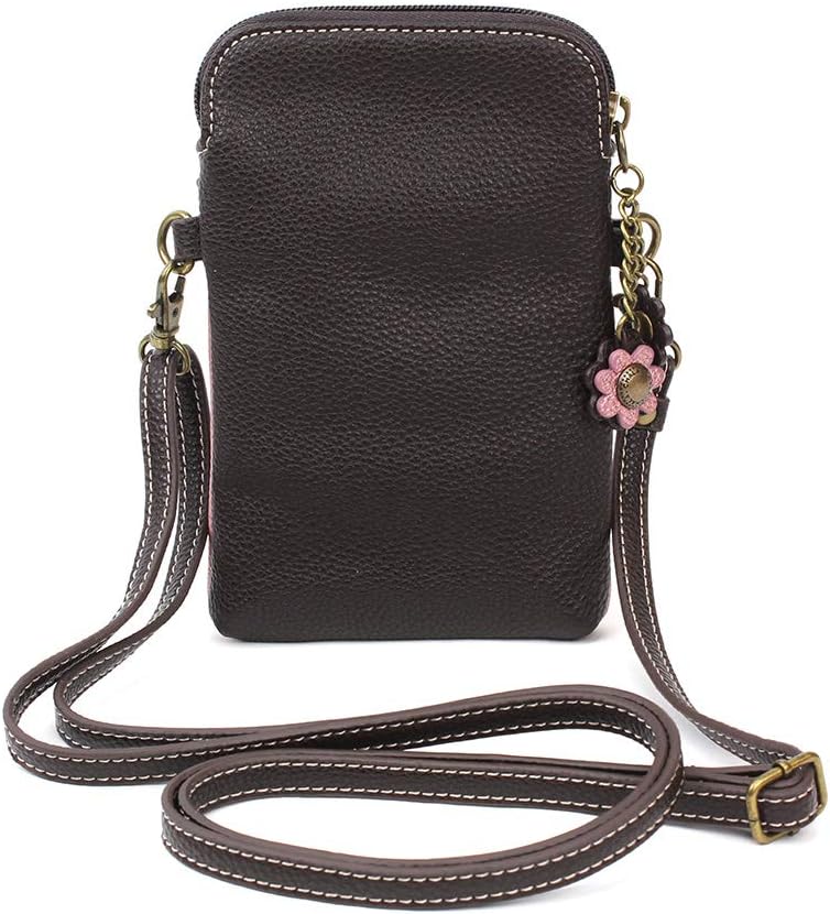 CHALA Bird Collection Cell Phone Crossbody Purse-Women PU Leather/Canvas Multicolor Handbag with Adjustable Strap - Image 4