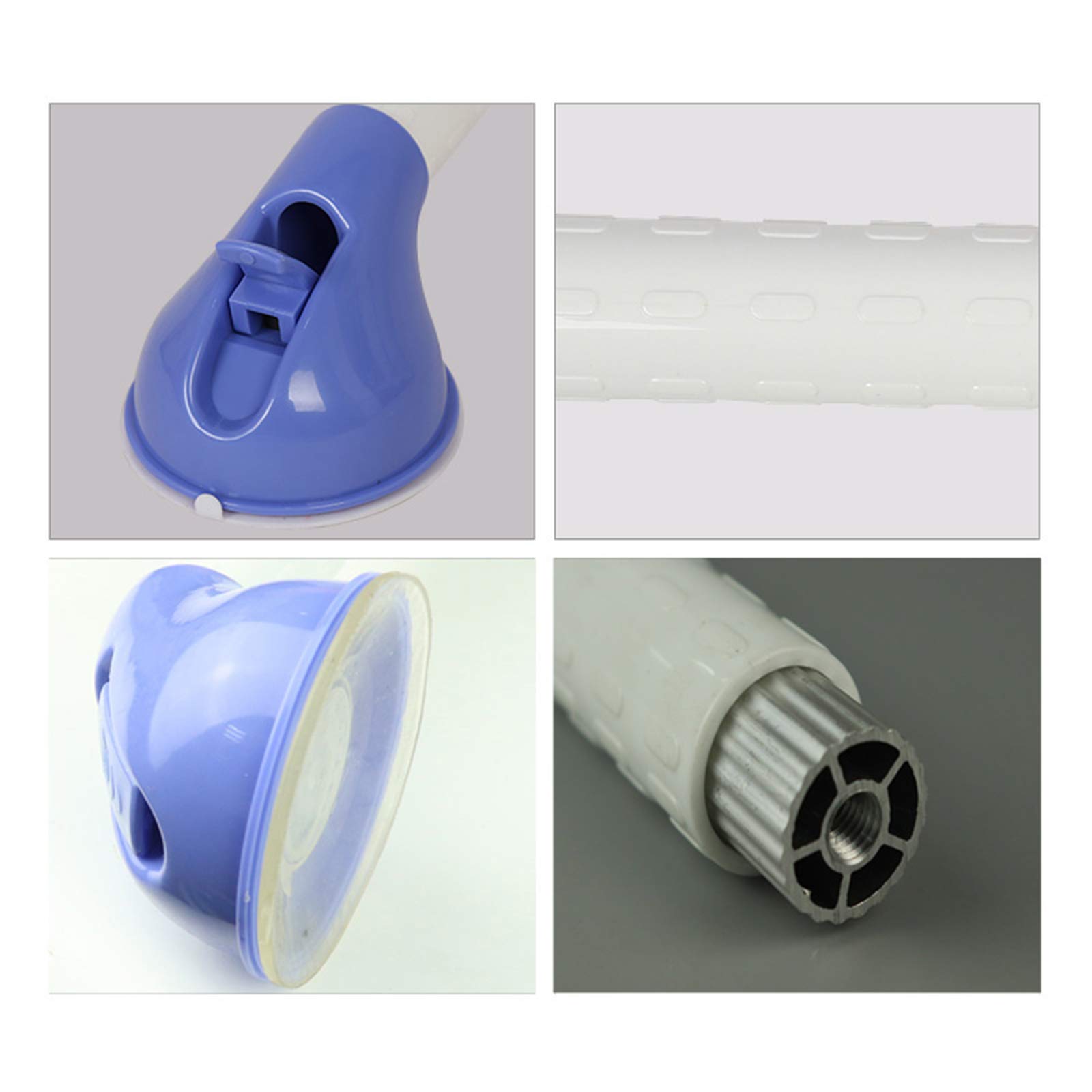 Suction Bathroom Grab Rails, 2pcs Mobility Support Safety Handle, Grab