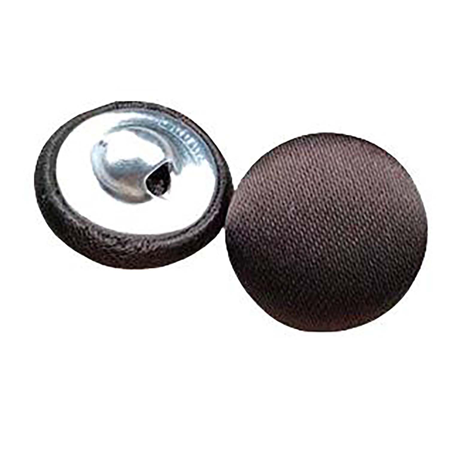 20 Pcs Satin Covered Metal Shank Buttons Cloth Buttons for Wedding Dress Tuxedo Suits
