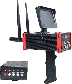 Professional Metal Detector with High Definition Screen - Extensive Detection Range Up to 99 m and Depth up to 15 m for Gold, Silver, Copper, and Precious Stones