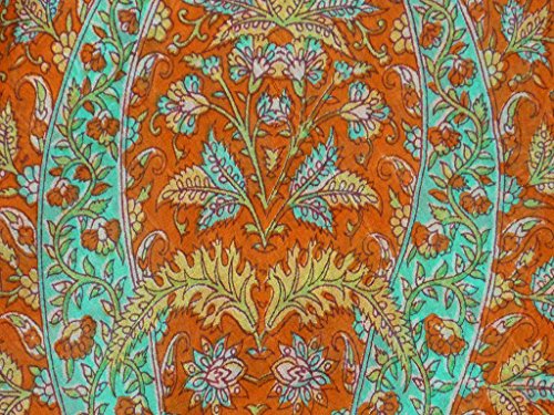 Pashmina & Silk Mulberry Silk Traditional Square Scarf Kiara Terracotta3