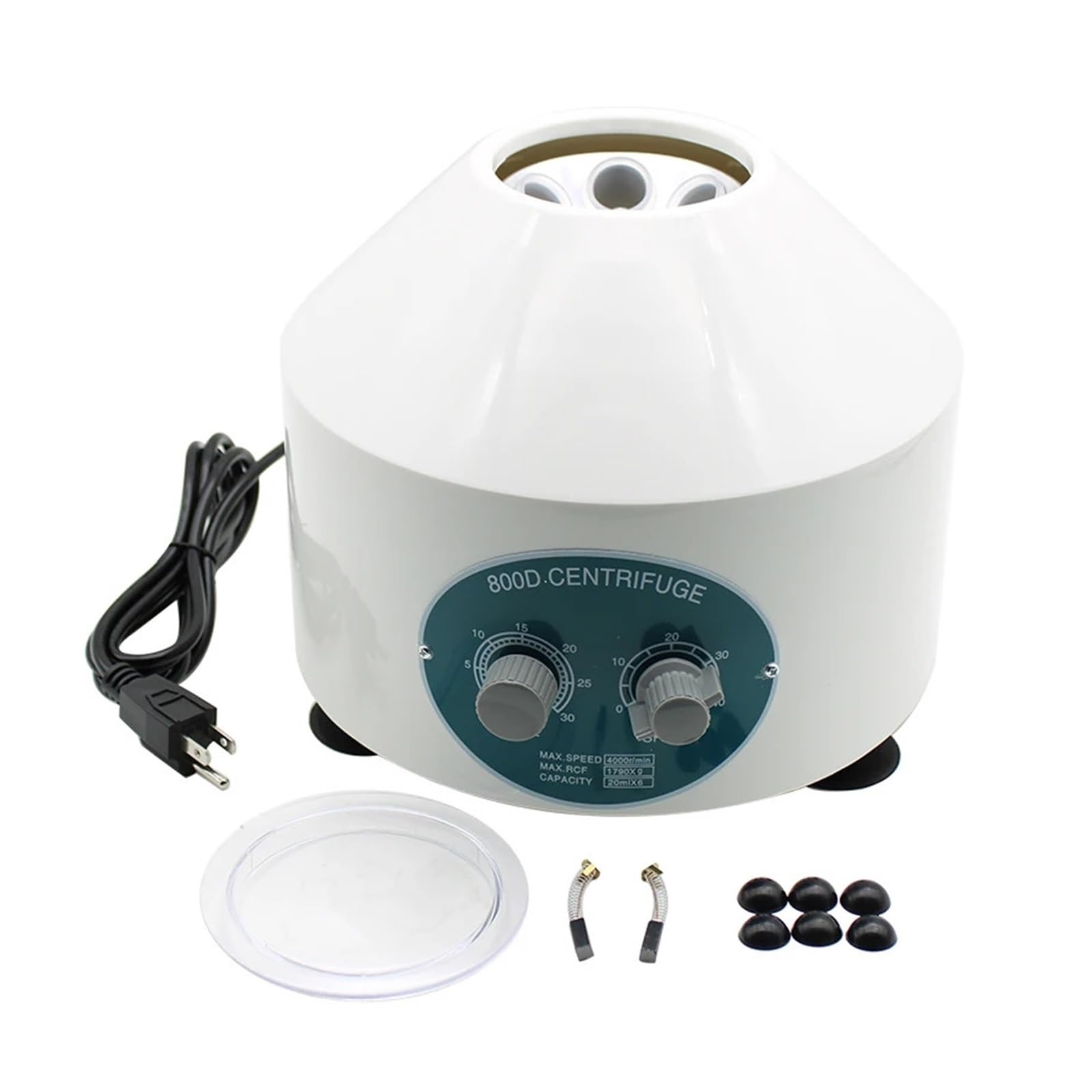 800D Desktop Centrifuge with 6x20mL Rotor 4000RPM