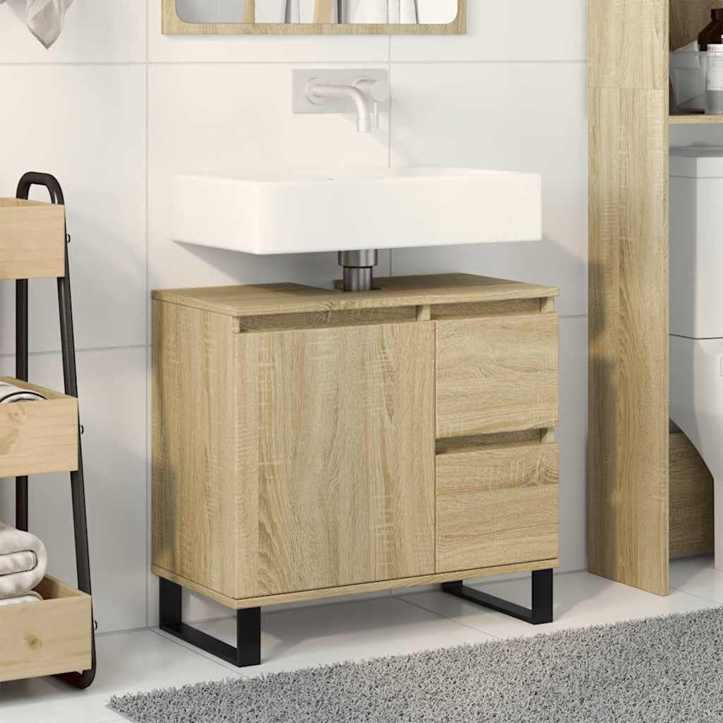 Armoire de salle de bain en chêne Sonoma 65 x 33 x 60 cm