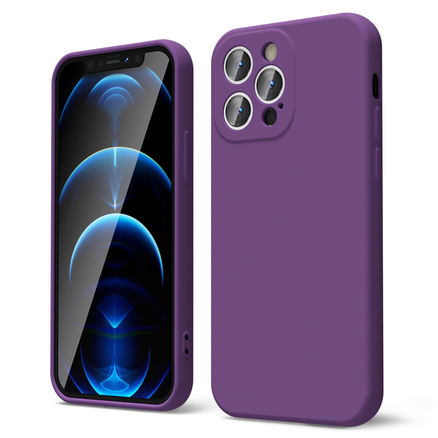 oakxco for iPhone 16 Pro Max Case Liquid Silicone, Soft Rubber Gel Elegant Aesthetic Basic Simple Cover, Cute Thin Slim TPU Matte Solid Color Plain Smooth Case for Women Girl, Light Pink — view 1722