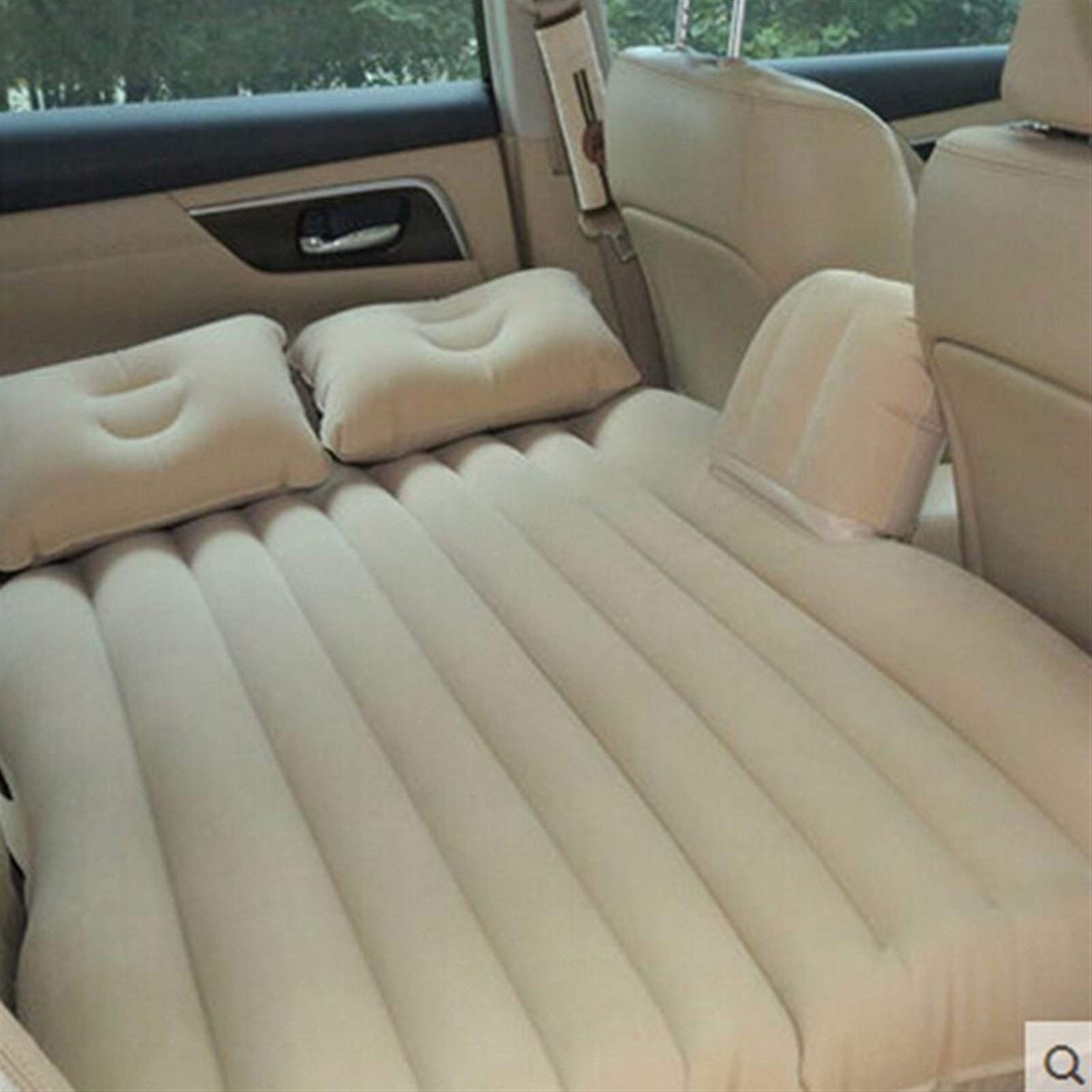 Outdoor Travel Opblaasbaar Matras Autobed ​​Kussen met Opblaasbare Pomp in Zwart, Verbetert Uw Kampeerervaring met Comfort en ConvenienceBlue