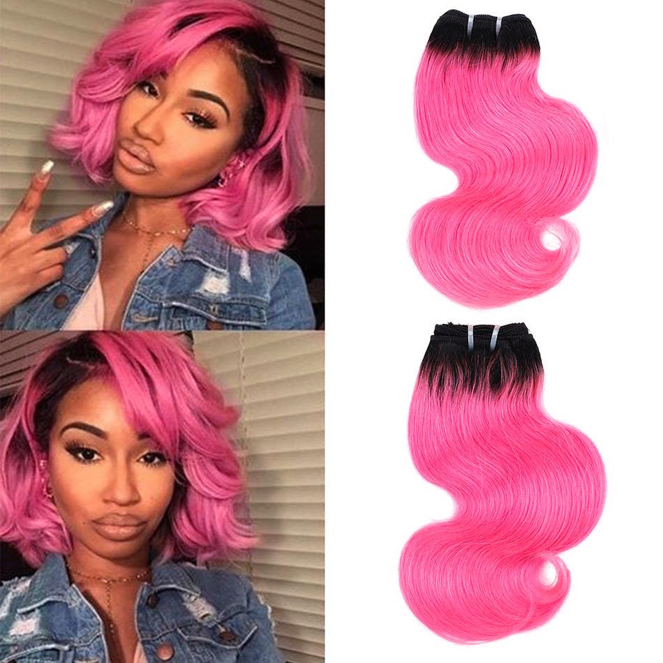 FASHION LINE 8' Human Hair Bundles Ombre Two Tone...
